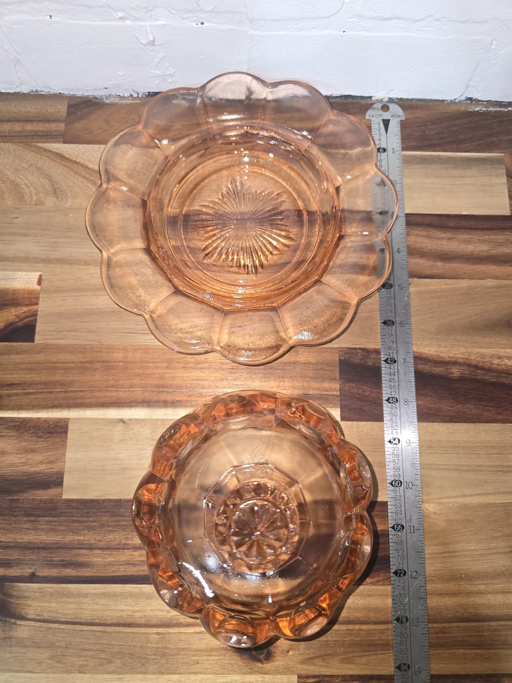 Cherry And Cable Fingerprint Cloche Butter Dish Mosser Glass